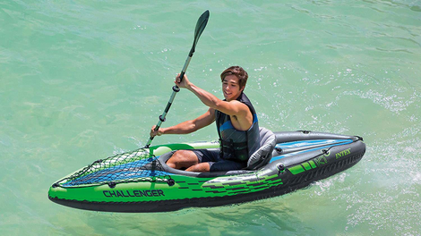 Intex Challenger K1 Inflatable Kayak | $60 | WalmartIntex Explorer K2 Inflatable Kayak | $65 | Walmart
